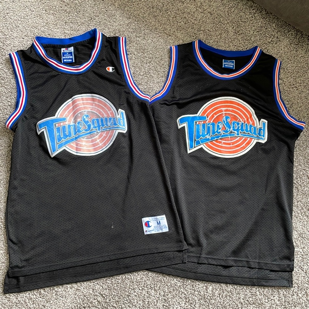 Two Space Jam jerseys.  Bugs and Lebron.